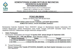 UKT Ganjil 2026/2027