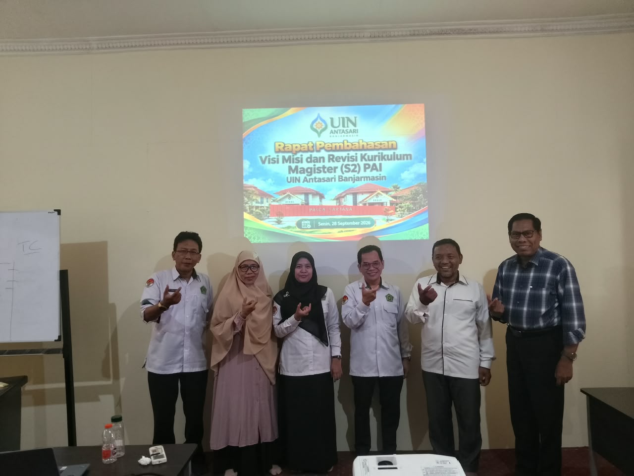 Prodi S2 PAI UIN Antasari Gelar Rapat Pembahasan Visi Misi dan Revisi Kurikulum
